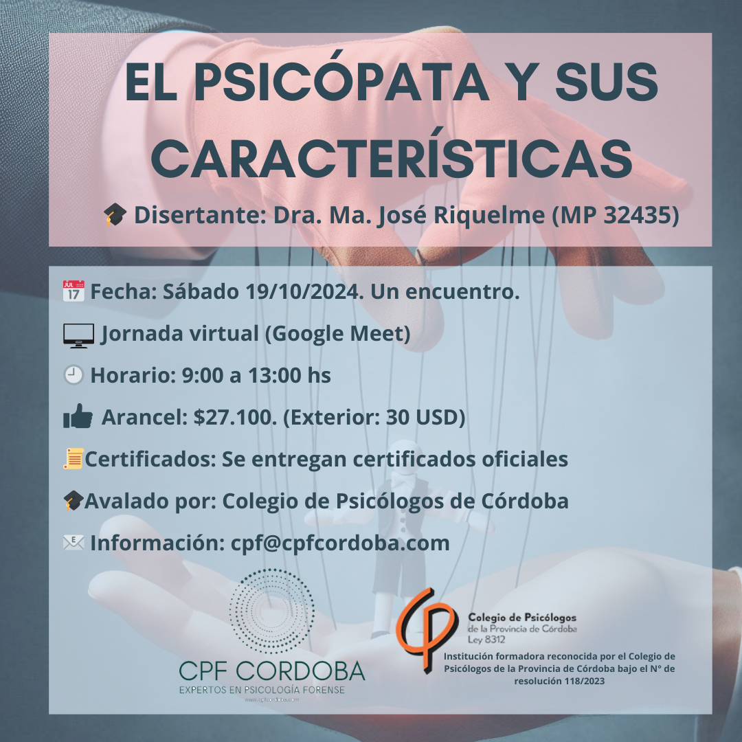 🧠 EL PSICÓPATA Y SUS CARACTERÍSTICAS 🧠